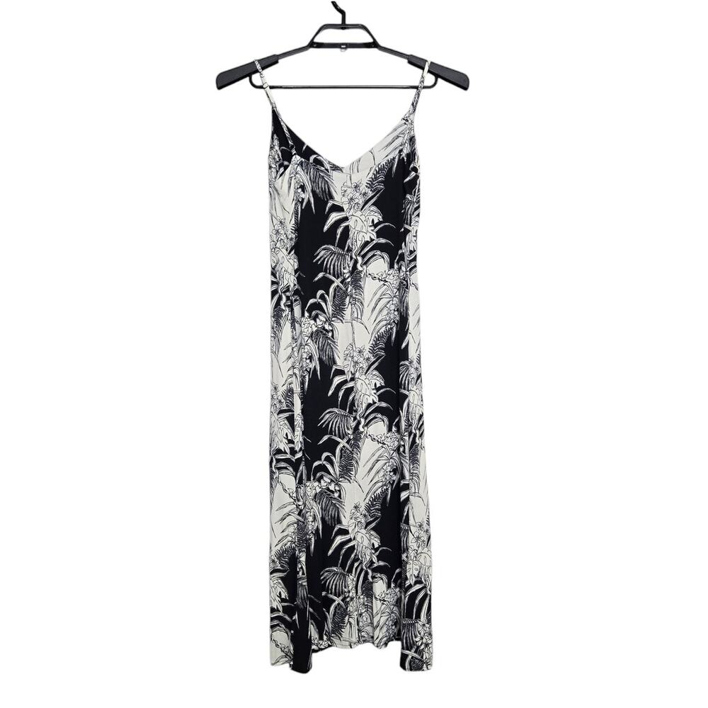 Reformation Womens Boston Slip Dress Size 0 Floral Spaghetti Strap Midi